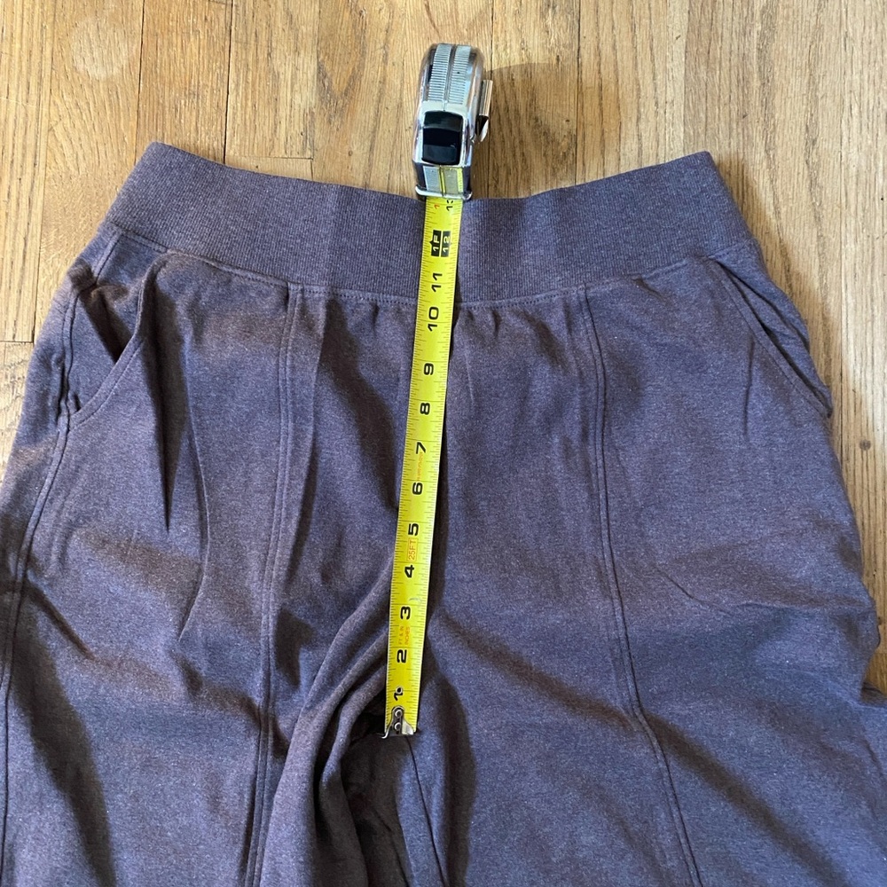 NWT Pact Organic Airplane Pintuck Wide Leg Pant - Chocolate Heather - Large 26in - Picture 7 of 9